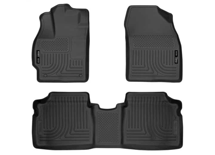 Husky Liner 10-14 prius custom molded front/2nd seat floor liners black Main Image