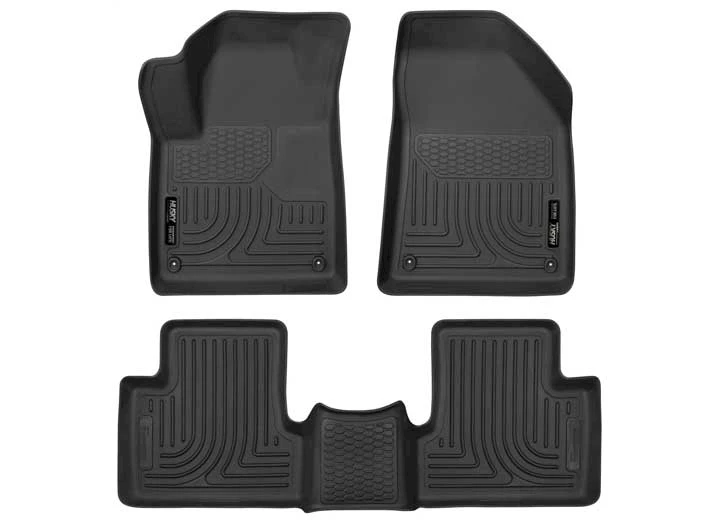 Husky Liner 15-23 cherokee front & 2nd seat floor liners weatherbeater series black Main Image