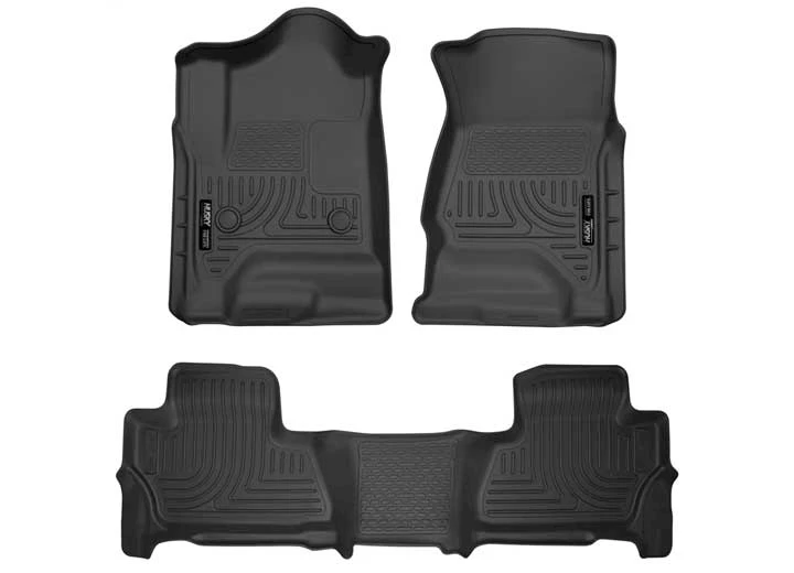 Husky Liner WeatherBeater Front & 2nd Seat Floor Liner Set - Black Main Image