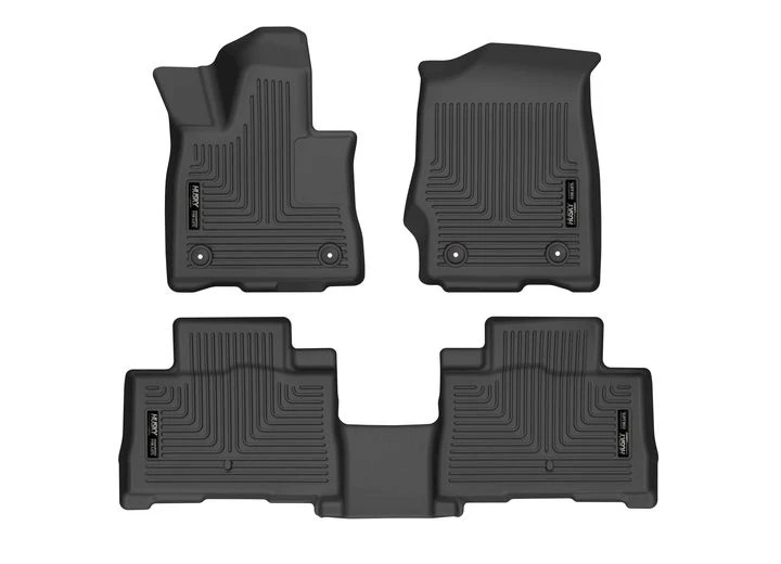 Husky Liner 20-23 lincoln aviator front and second rows black weatherbeater series Main Image