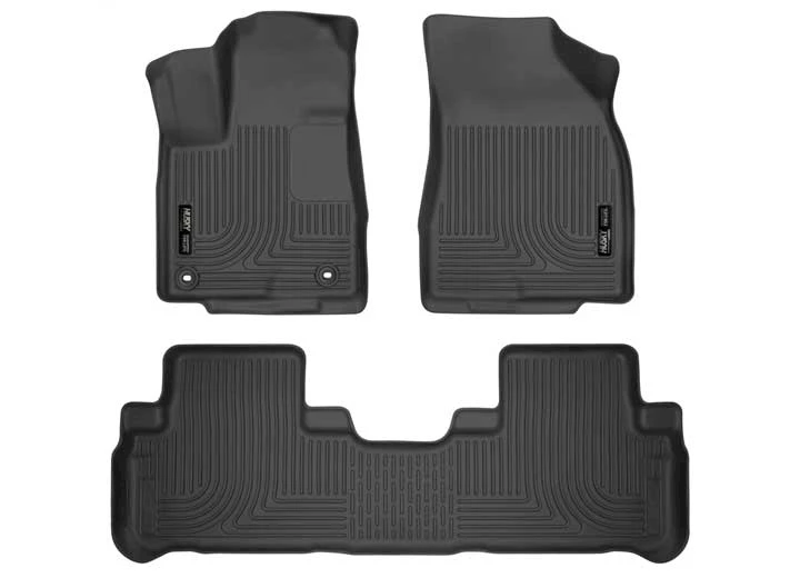 Husky Liner 14-16 HIGHLANDER LE/LIMITED/XLE FRONT/2ND SEAT FLOOR LINERS BLACK