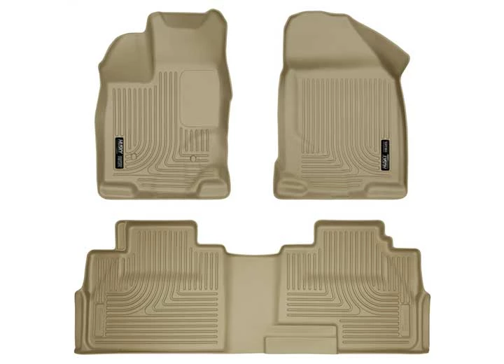 Husky Liner 07-14 edge 07-15 mkx front/2nd seat liners weatherbeater tan Main Image