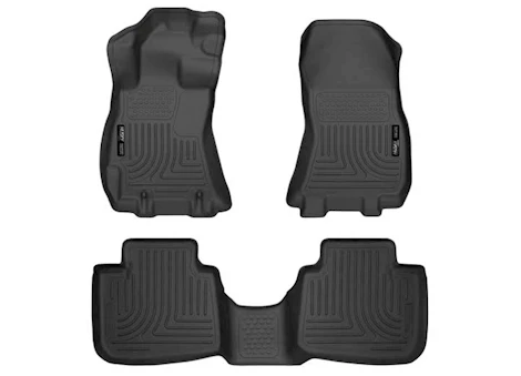 Husky Liner 13-14 SUBARU LEGACY/OUTBACK WEATHERBEATER FRONT & 2ND SEAT FLOOR LINERS BLACK