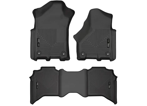 Husky Liner 19-c ram 2500 new body style front & 2nd seat floor liners weatherbeater series black Main Image