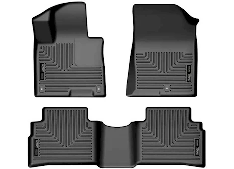 Husky Liner 2023 SPORTAGE WEATHERBEATER FRONT & 2ND SEAT FLOOR LINER BLACK