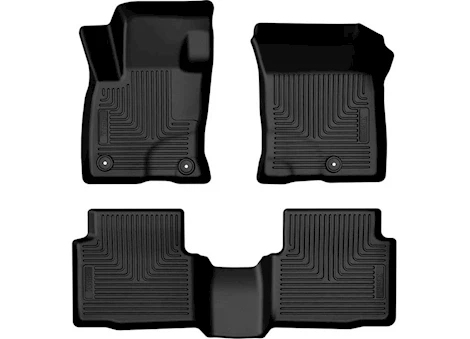 Husky Liner 24-C ESCAPE WEATHERBEATER FR & 2ND ROW FLOOR LINER BLACK