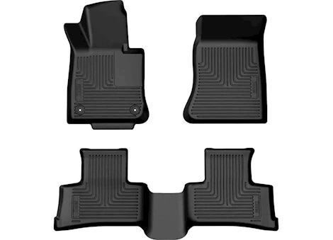 Husky Liner 24-C EQUINOX EV WEATHERBEATER FR & 2ND ROW FLOOR LINER BLACK