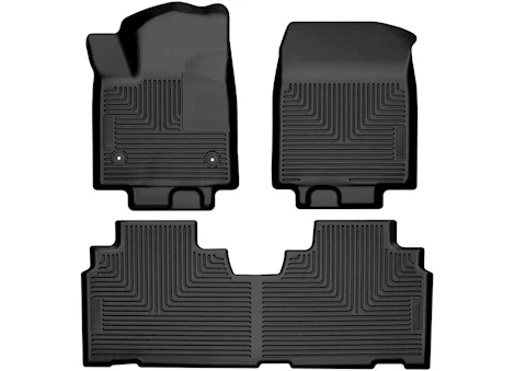 Husky Liner 24-24 BLAZER EV WB FLOORLINER 3 PC SET BLACK