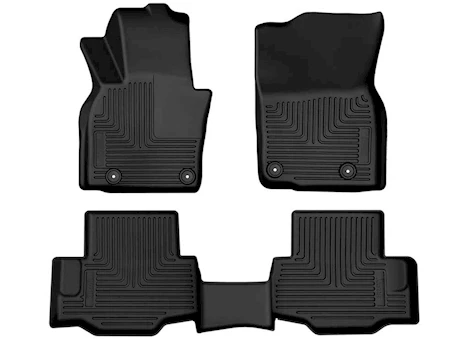 Husky Liner 24-24 MAZDA CX-90 WB FR & 2ND ROW FLOOR LINER 3 PC SET BLACK