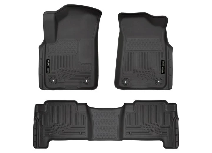 Husky Liner 19-23 ARMADA/INFINITI QX80 FRONT & 2ND SEAT FLOOR LINERS BLACK