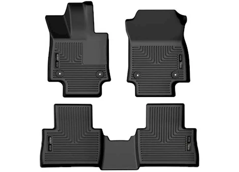 Husky Liner 22-C LEXUS NX250 WEATHERBEATER FRONT & 2ND SEAT FLOOR LINER BLACK