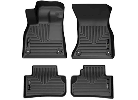 Husky Liner 18-23 AUDI Q5/SQ5 WEATHERBEATER FRONT & 2ND SEAT FLOOR LINER BLACK