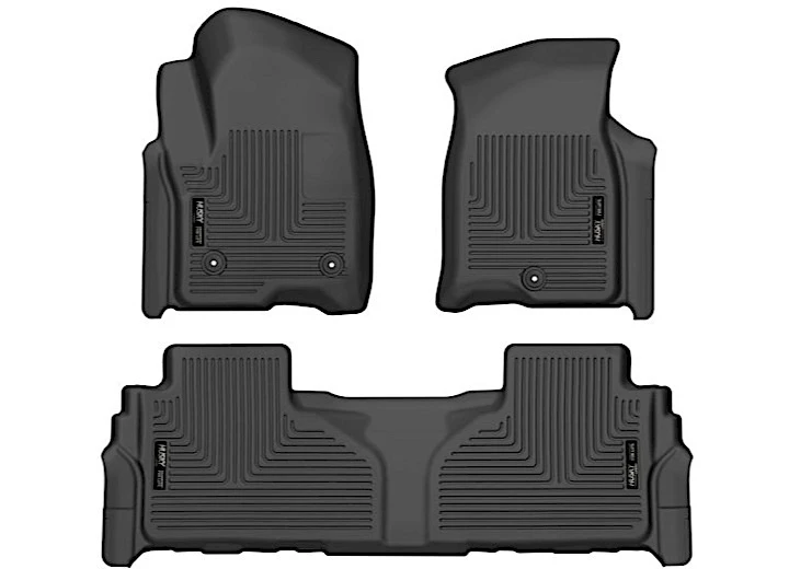 Husky Liner 21-23 suburban/tahoe 2nd row bucket seats front & 2nd seat floor liners (footwel Main Image