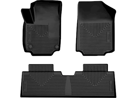 Husky Liner 25-C EQUINOX WEATHERBEATER FR & 2ND ROW FLOOR LINER BLACK