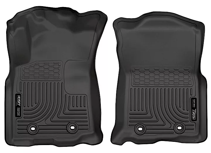 Husky Liner 18-23 tacoma at double cab/access cab front floor liners weatherbeater black