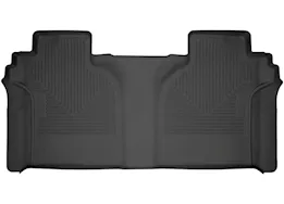 Husky Liner 19-c silverado/sierra 1500/2500/3500hd crew cab 2nd seat floor liners black weatherbeater series