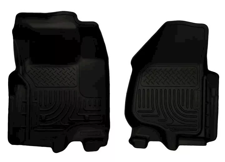 Husky Liner 11-12 super duty f250/f350/f450 w/o ds foot rest w/o man shifter front floor liners black