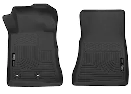 Husky Liner 15-c mustang convertible/coupe black front row floor liners x-act contour series