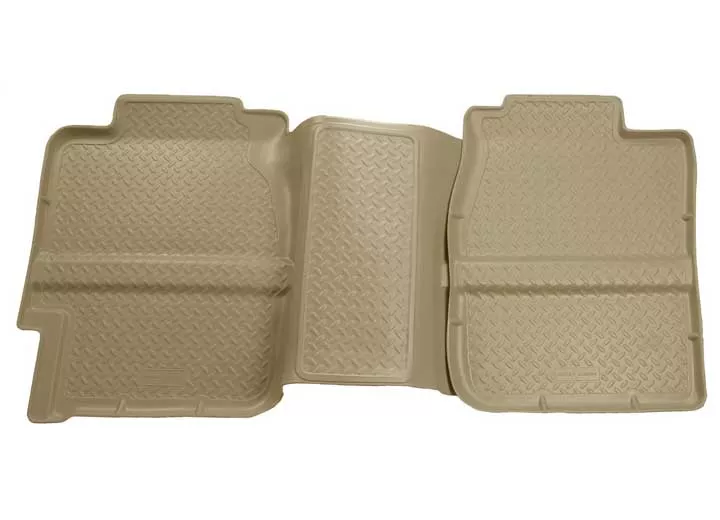 Husky Liner Classic Style 2nd Seat Floor Liner - Tan for Extended Cab