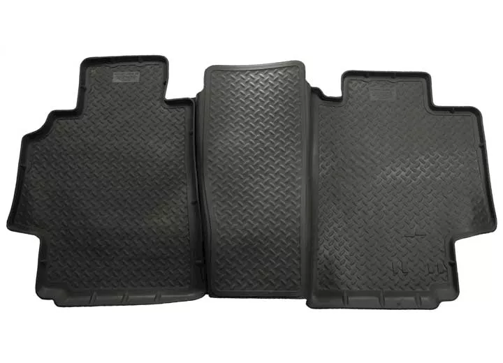 Husky Liner Classic Style 2nd Seat Floor Liner - Black for Quad Cab