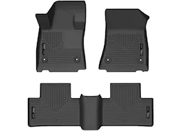 Husky Liner 22-23 infiniti qx55 front and second rows floor liner black