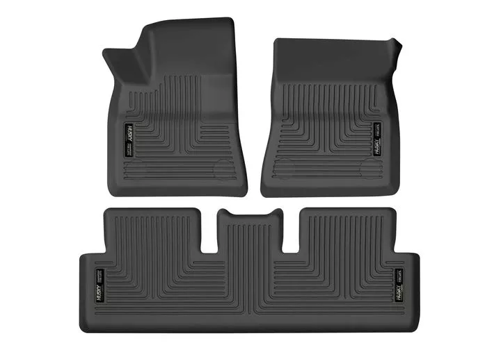 Husky Liner 17-23 tesla 3 black front & 2nd seat floor liners weatherbeater series