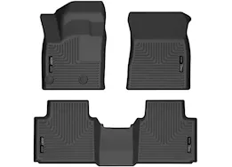Husky Liner 22-23 outlander front and second rows floor liner black