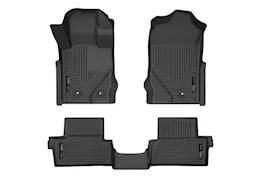 Husky Liner 21-23 bronco 2 door black front & 2nd seat floor liners weatherbeater series