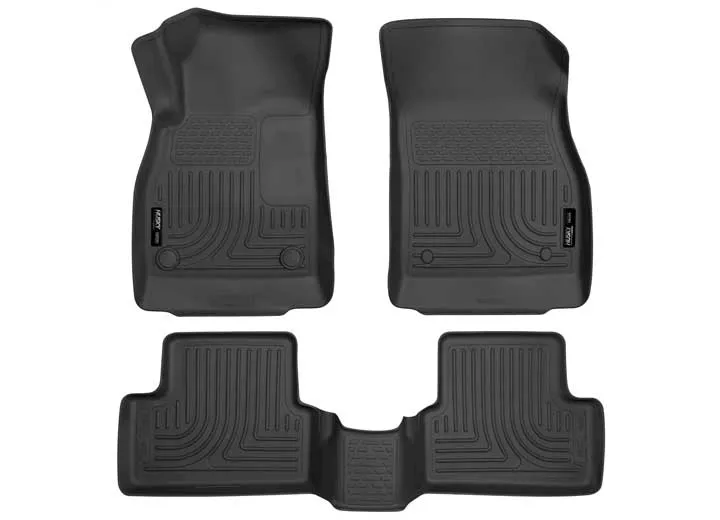 Husky Liner WeatherBeater Front & 2nd Seat Floor Liner Set - Black