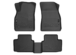 Husky Liner 13-15 malibu front & 2nd seat floor liners black