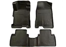 Husky Liner 06-09 fusion/mkz/milan fwd front & second seat 3pc. combo liner black