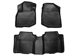 Husky Liner 09-13 fit weatherbeater front & 2nd seat floor liners black