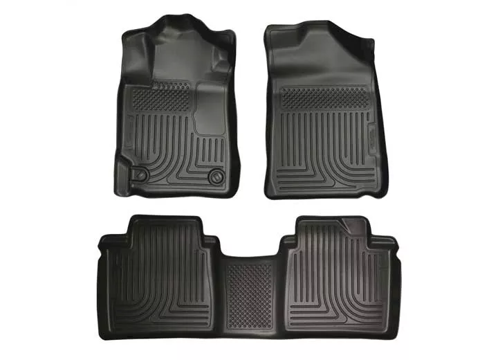 Husky Liner WeatherBeater Front & 2nd Seat Floor Liner Set - Black