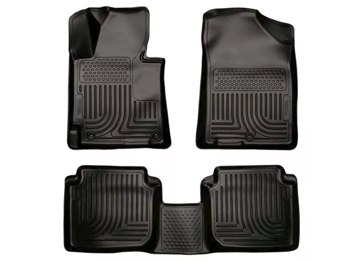 Husky Liner WeatherBeater Front & 2nd Seat Floor Liner Set - Black