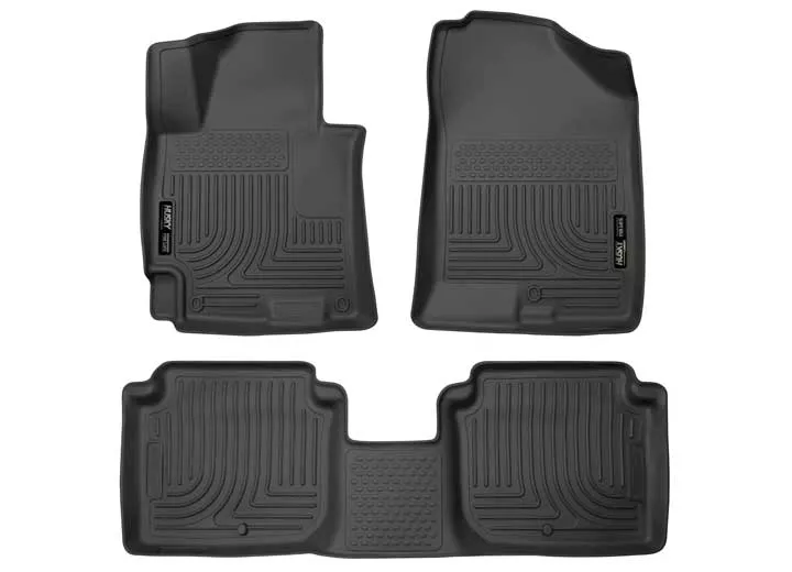 Husky Liner 14-16 elantra front & 2nd seat floor liners (footwell coverage) weatherbeater series black