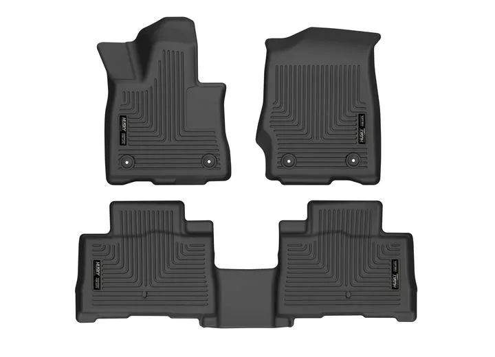 Husky Liner 20-23 lincoln aviator front and second rows black weatherbeater series