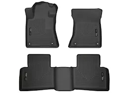 Husky Liner 19-23 altima front/2nd seat floor liners weatherbeater series black