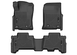 Husky Liner WeatherBeater Front & 2nd Seat Floor Liner Set - Black