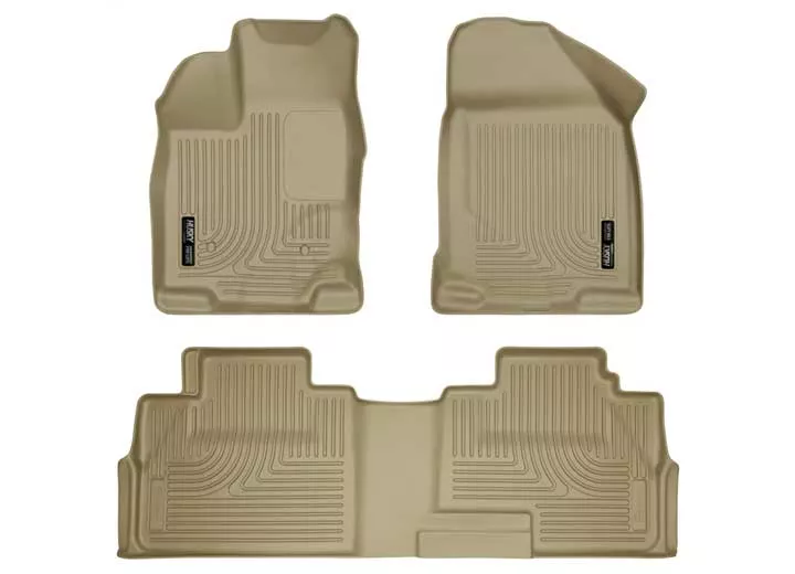 Husky Liner 07-14 edge 07-15 mkx front/2nd seat liners weatherbeater tan