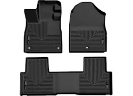 Husky Liner 23-c pilot weatherbeater front & 2nd seat floor liner black