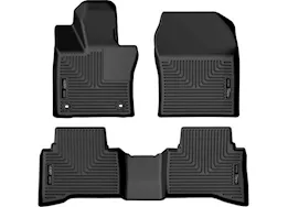 Husky Liner 23-c prius weatherbeater front & 2nd seat floor liner black