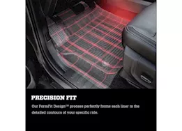 Husky Liner 16-17 tacoma access automatic transmission front floor liners weatherbeater series black