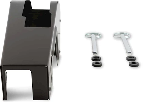 Hurst BLACK ANODIZED ALUMINUM COVER FOR QUARTER STICK SHIFTERS (W/ QUICK RELEASE PINS)