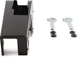 Hurst Black anodized aluminum cover for quarter stick shifters (w/ quick release pins)