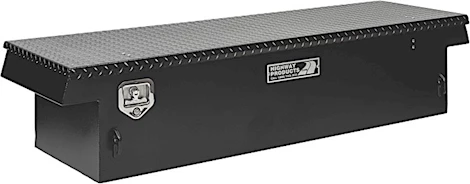 Highway Products 70X16X23 SINGLE LID TOOL BOX WITH SMOOTH BLACK BASE/LEOPARD LID