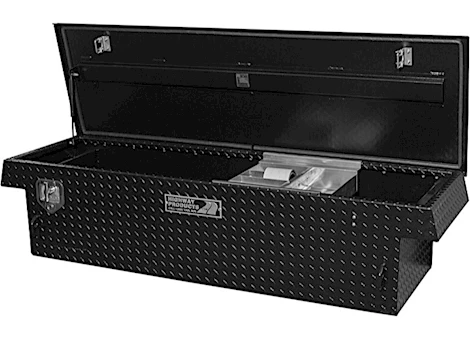 Highway Products 70x16x27 single lid tool box with black diamond plate base/lid Main Image
