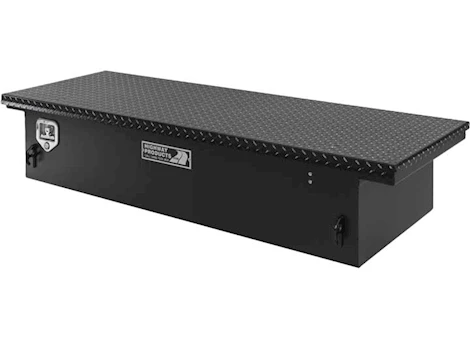 Highway Low Profile Smooth Black Base Tool Box w/ Leopard Lid - 70"13.5"x20" Main Image