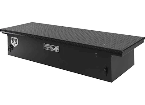 Highway Products 70X13.5X27 LOW PROFILE TOOL BOX WITH BLACK DIAMOND PLATE BASE/LID