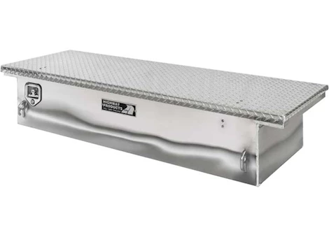 Highway Products 70X13.5X20 LOW PROFILE TOOL BOX WITH TANK BRITE BASE/DIAMOND PLATE LID