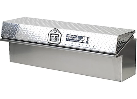 Highway Products 3712-001 Low Side Toolbox w/ Smooth Aluminum Base and Diamond Plate Lid